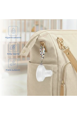 Babyjem Emzik Saklama Kabı Beyaz