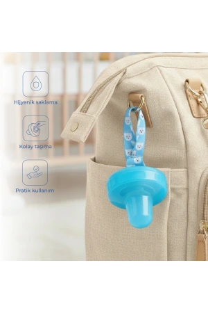 Babyjem Emzik Saklama Kabı Mavi