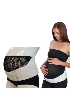 Babyjem Hamile Bel Destek Bandı Siyah XL Beden