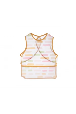 Babyjem Leke Tutmaz Giymeli Önlük Pastel Şerit