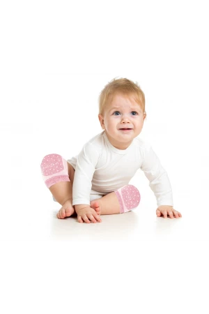 Babyjem Örgü Emekleme Dizliği Pembe