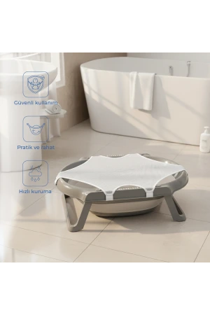 Babyjem Renkli Eko File Gri Outlet