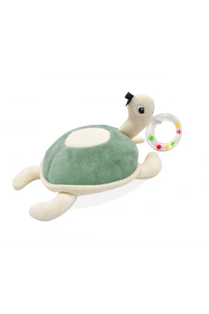 Babyjem Sevimli Yürüme Arkadaşım Çıngıraklı Peluş Kaplumbağa Mint