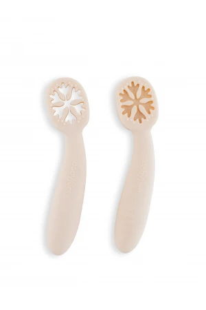 Babyjem Silikon İkili İlk Kaşığım Ekru