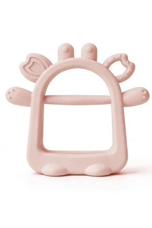 Babyjem Silikon Kolay Kavrama Diş Kaşıyıcı Pembe