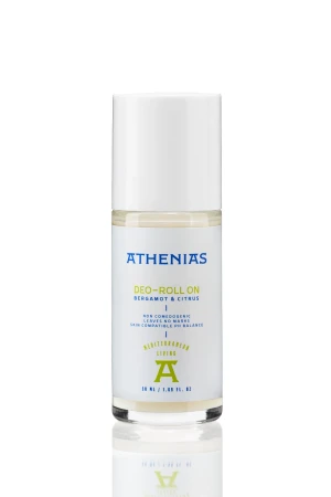 Athenias Bergamot & Citrus Deodorant Roll On Koltuk Altı Tıkamaz Aluminyum Içermez 50 ml