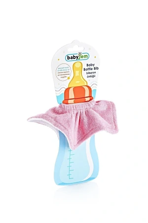 Babyjem Koruyucu Biberon Önlüğü Pembe