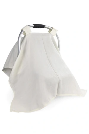 Babyjem Müslin Çok Amaçlı Ana Kucağı Örtüsü Ekru