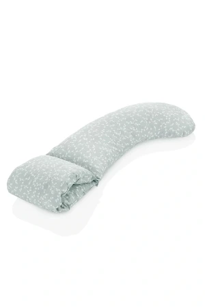 Babyjem Çok Fonksiyonlu Emzirme Destek Minderi & Anne Hamile Yastığı Yeşil Çiçek Outlet