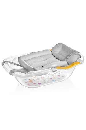 Babyjem Köpüklü Bebek Banyo Küvet Filesi Gri