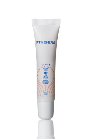 Athenias Lip Balm Anti Chap 15 gr Spf15 Organik Çilek Aromalı Dudak Bakımı Çatlak Karşıtı