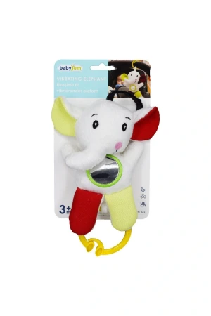 Babyjem Sevimli Arkadaşım Titreşimli Aynalı Fil Çıngırak