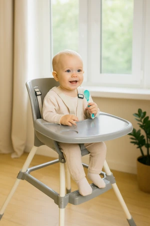 Tripper Brunch Pratik Mama Sandalyesi Soft Mavi