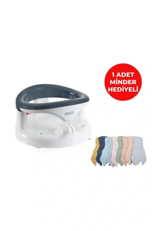 Babyjem Yandan Açılır Banyo ve Mama Oturağı & Minder 2li Set Antrasit
