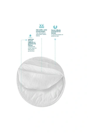 Babyjem Yıkanabilir 6lı Kumaş Göğüs Pedi