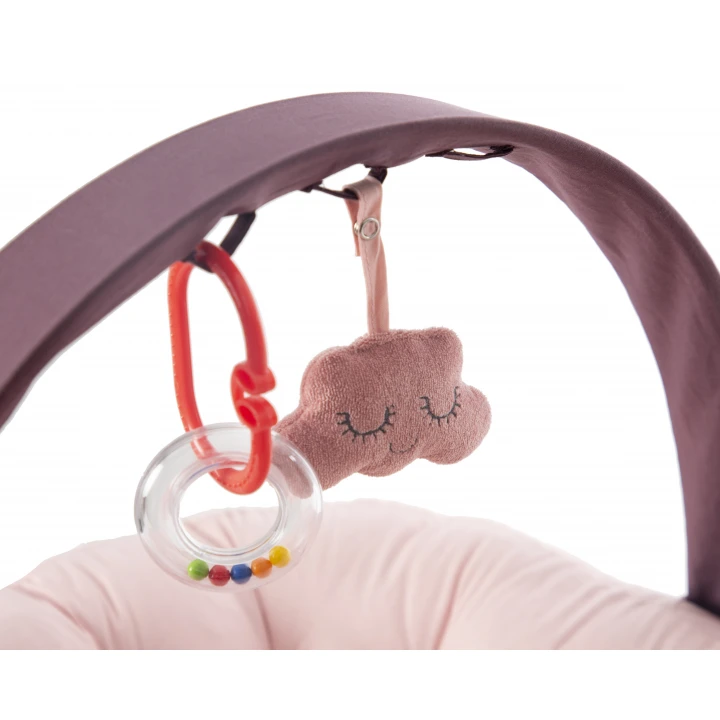 Babyjem Aktviteli Yumuşak İlk Yatağım Somon %100 Pamuk