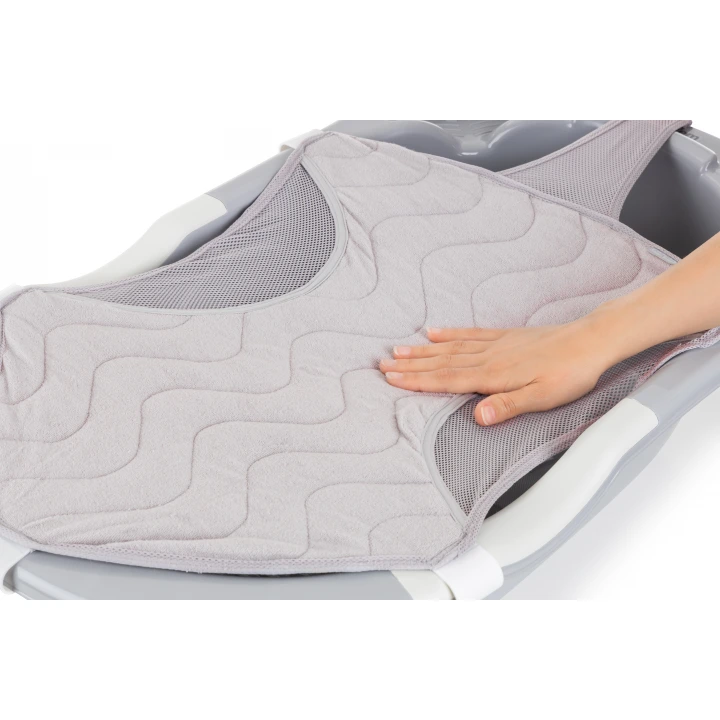 Babyjem Bebek Banyo Küvet Filesi Havlu Gri