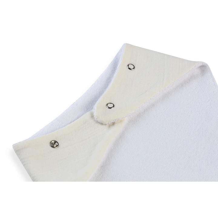 Babyjem Silikon Diş Kaşıyıcılı Müslin Önlük Ekru