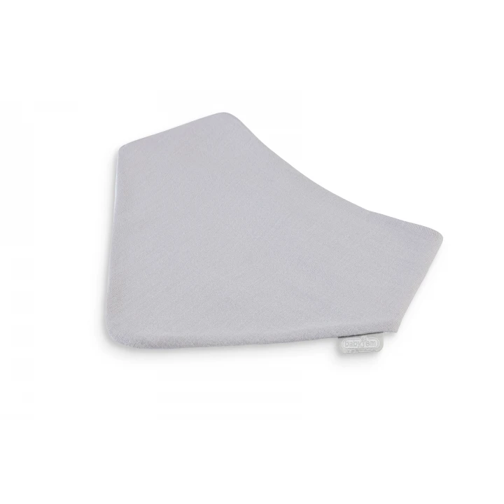 Babyjem Silikon Diş Kaşıyıcılı Müslin Önlük Gri