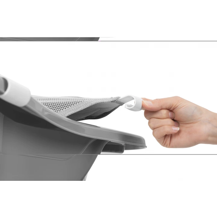 Babyjem Banyo Küvet Filesi Havlu Büyük Gri