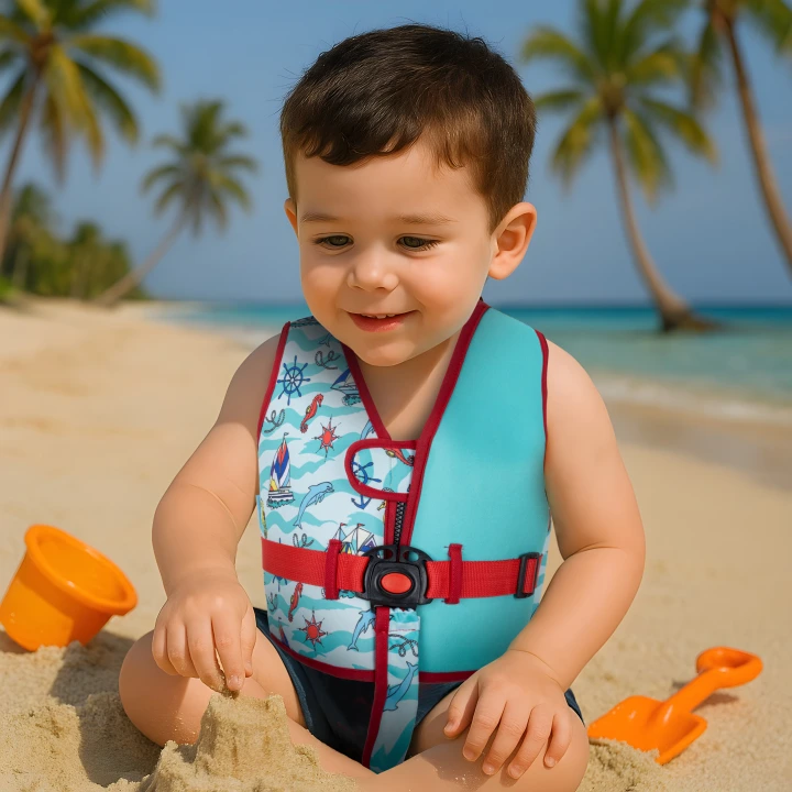 Babyjem Çocuk Yüzme Yeleği/Yeşil