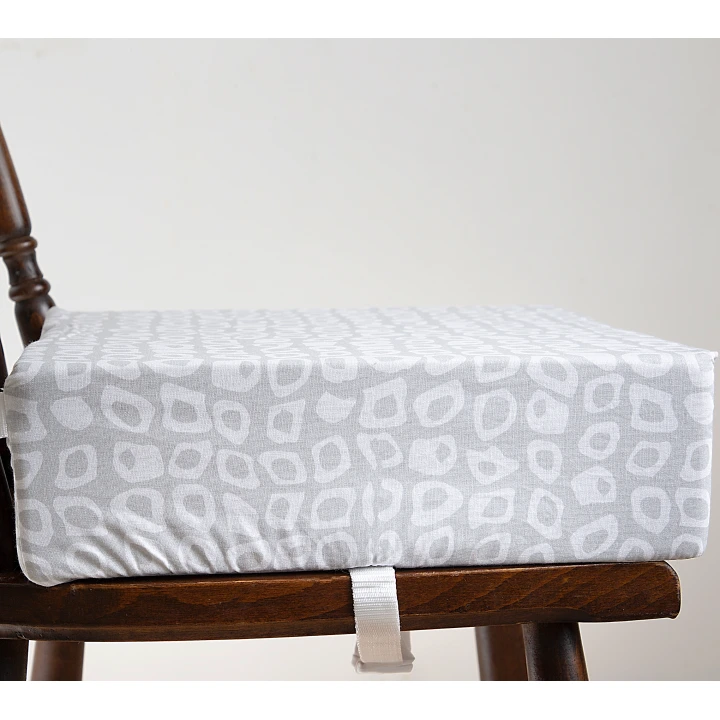 Babyjem QuickBoost Taşınabilir Mama Sandalye Yükseltici Minder Gri Kare