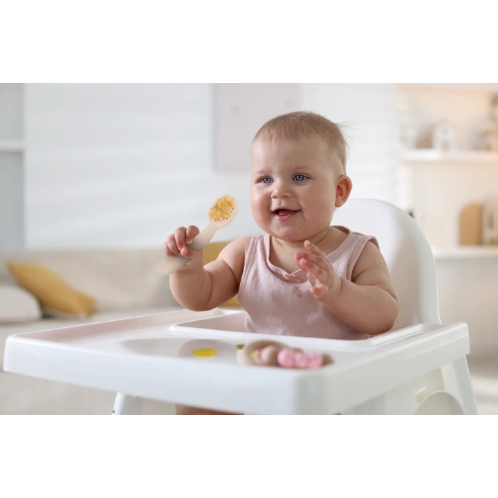 Babyjem Silikon İkili İlk Kaşığım Ekru