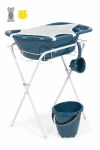 Babyjem Ayaklı Bebek Banyo Küvet Seti 7 Parça İndigo Mavi