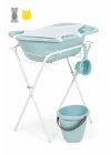 Babyjem Ayaklı Bebek Banyo Küvet Seti 7 Parça Turkuaz