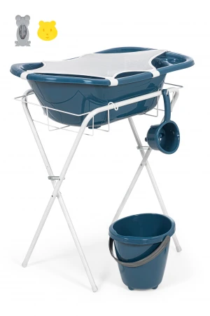 Babyjem Ayaklı Küvet Seti 7 Parça İndigo Mavi