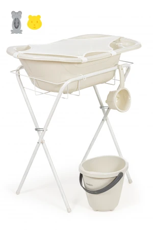 Babyjem Ayaklı Küvet Seti 7 Parça Kum Beji