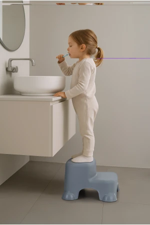 Babyjem Kaydırmaz Bebek Katlı Basamağı Gri