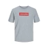 Jack&jones 12229758 0 Yaka Erkek Tshirt - Gri