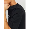 Jack&jones 12234759 0 Yaka Erkek Tshirt - Siyah