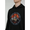 Lumberjack Cg575 Wild Hoodie Kapsonlu Erkek Sweat - Siyah