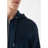Mavi 0610061 Fermuarli Kapsonlu Erkek Sweat - Lacivert
