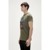 Bad Bear Reckless 0 Yaka Erkek Tshirt - Haki