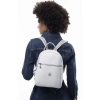 Benetton Bnt 946 Bayan Canta - Beyaz Acik Gri