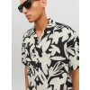 Jack&jones 12233544 Desenli Erkek Gomlek - Gri Desenli