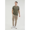 Lumberjack Ct102 0 Yaka Erkek Tshirt - Haki