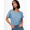 Only 15106662 0 Yaka Basic Bayan Body - Acik Mavi