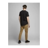 Jack&jones 12113648 0 Yaka Erkek Tshirt - Siyah