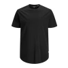 Jack&jones 12184933 0 Yaka Erkek Tshirt - Siyah