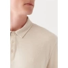 Mavi 0610373 Yakali Erkek Tshirt - Bej