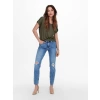 Only 15106662 0 Yaka Basic Bayan Body - Acik Haki