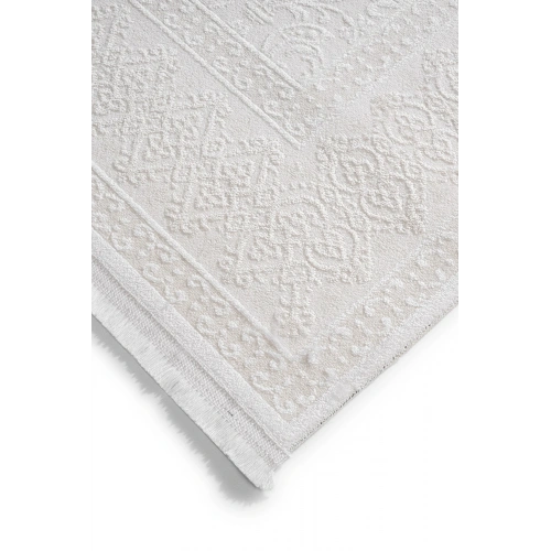 İnci Akrilik Halı Bej-Beyaz