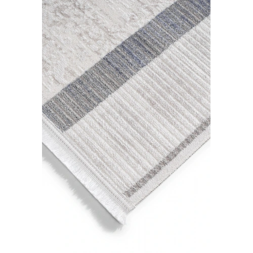 İnci Akrilik Halı Mavi-Beyaz