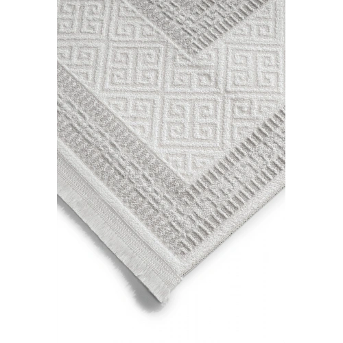 İnci Akrilik Halı AçıkGri-Beyaz