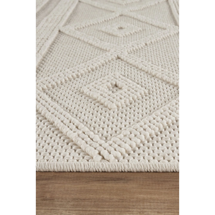 Arya Krem İskandinav Dekoratif Halı