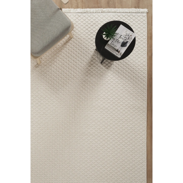 Arya Krem İskandinav Dekoratif Halı